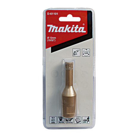 Mũi khoan kim cương 12mm MAKITA D-61101