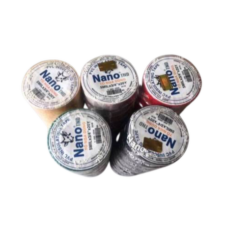 Băng keo cách điện NANO 1.8cm 20 yards màu đen