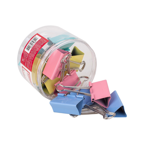 Kẹp bướm màu 51mm Deli 8551 (12 cái)