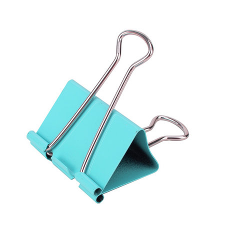 Kẹp bướm màu 51mm Deli 8551 (12 cái)