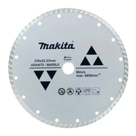 MAKITA D-44323 230mm silver diamond blade