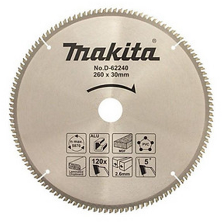 Multi-angle saw blade 260x30x120T MAKITA D-62240