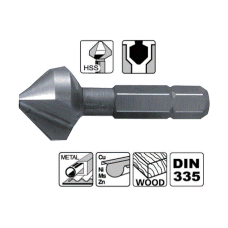 MAKITA D-37312 3-blade wide hole drill bit (6.3x31mm)