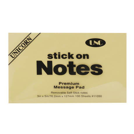 UNC note paper 4x6 10x15cm 100 sheets/pack