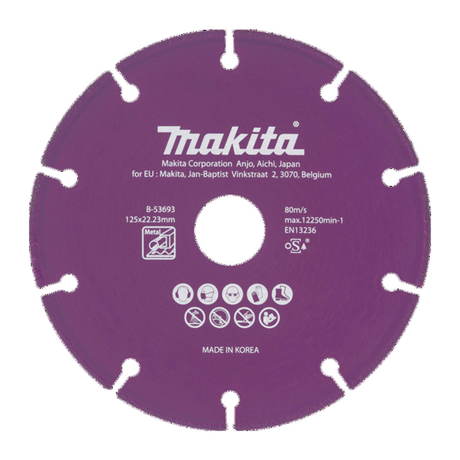MAKITA B-53693 125mm Multi-purpose Segmented Diamond Blade