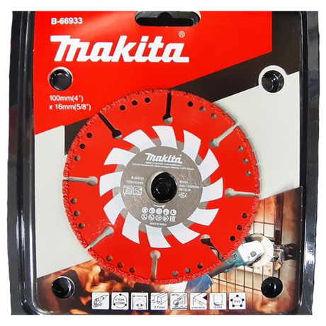Diamond cutting blade segment 100x2.7x 16mm MAKITA B-66933
