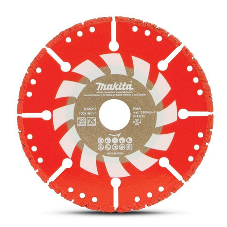 Diamond cutting blade segment 100x2.7x 16mm MAKITA B-66933