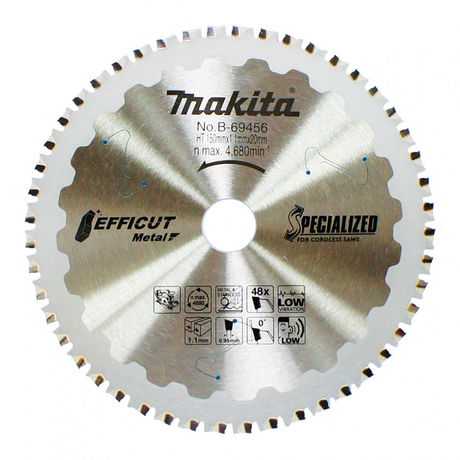 Efficut iron cutting blade 150x20mm 48T MAKITA B-69456
