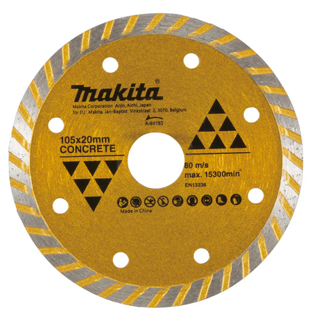Wave diamond blade for concrete 105mm MAKITA A-84193