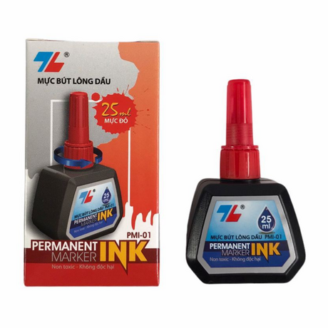 Thien Long Oil Ink 25ml Red