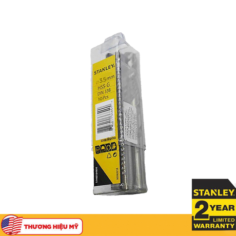 Stanley STA50039B10 3.5mm iron drill bit box