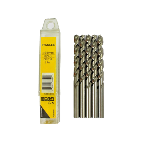 Hộp mũi khoan sắt 9.0mm Stanley STA50119B05