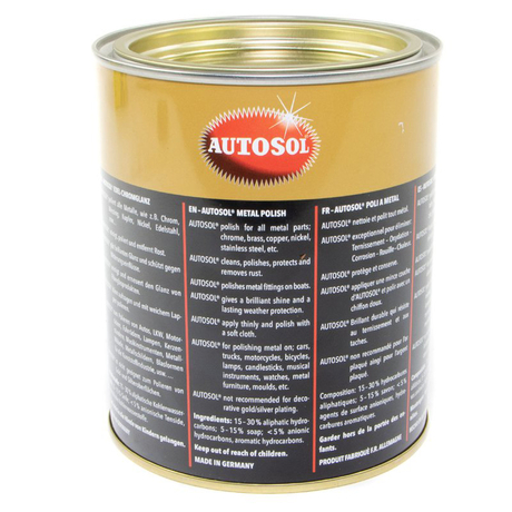 Autosol Chrome and Stainless Steel Polish 001100 750ml