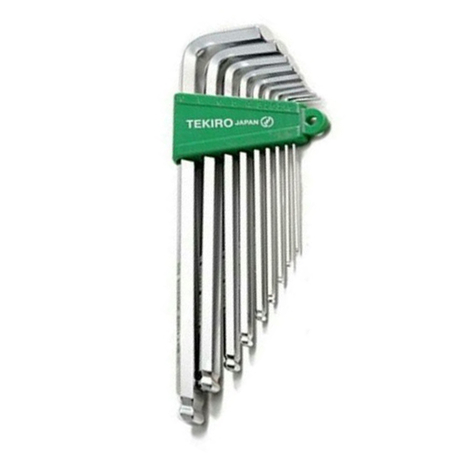 TEKIRO HK-BP1204 Ball Head Long Hexagon Socket Set (9 Pieces)