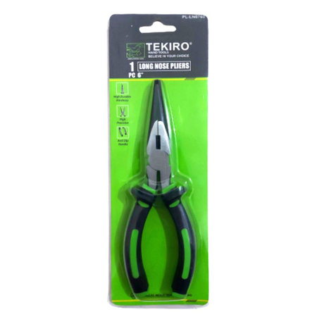 TEKIRO PL-LN0760 6inch long nose pliers