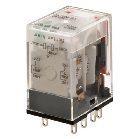 Rơ le trung gian 5A, 8 chân dẹt Omron MY2N-GS DC24