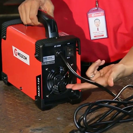 Weldcom Maxi 120 electronic welding machine