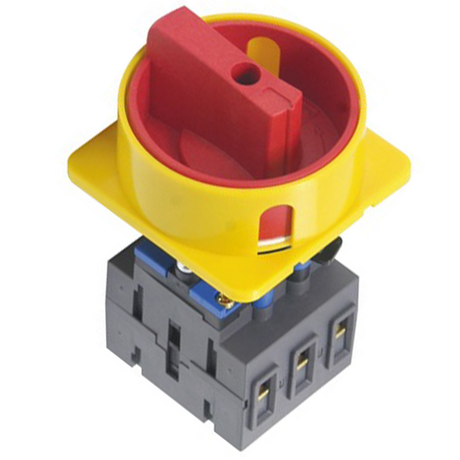 Công tắc nguồn 25A Hanyoung MAS-025-A tay vặn đỏ