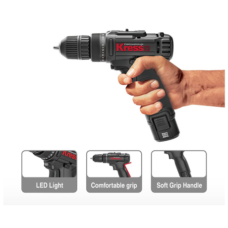 Kress KU200 12V cordless drill driver