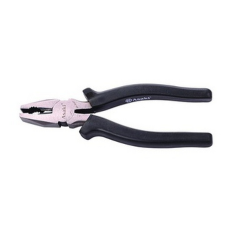 Asaki AK-8047 8 inch insulated toothed pliers