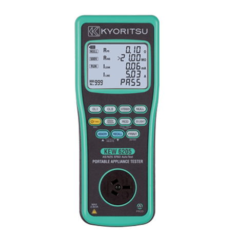 Máy kiểm tra đa năng Kyoritsu 6205