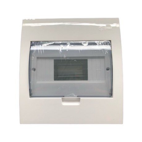 Tủ điện âm tường mặt nhựa 4-8 đường SINO E4FC4/8SA
