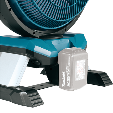 Makita DCF301Z electric and battery fan