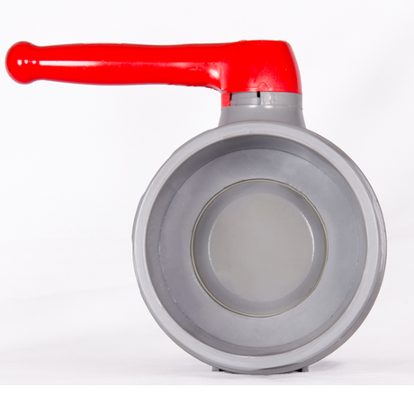 Red PVC Hand Valve Ø114 Taijaan AG1140-S