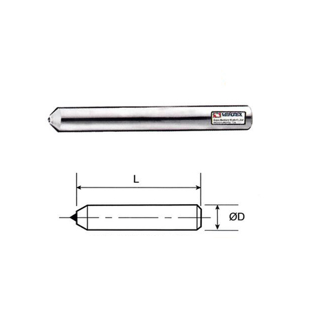 Mũi kim cương sửa đá mài 10x80mm Vertex VDR-3310