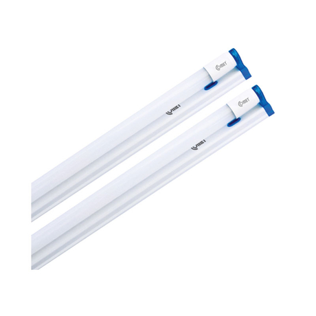 Set of 02 plastic Led Batten T8 Rebel 8W Comet CFL01R108