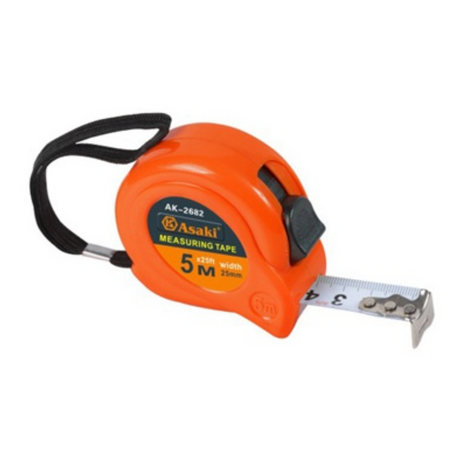 Asaki AK-2681 5x19mm tape measure