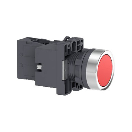 Nút nhấn nhả 22mm không đèn Schneider XA2EA42 màu đỏ