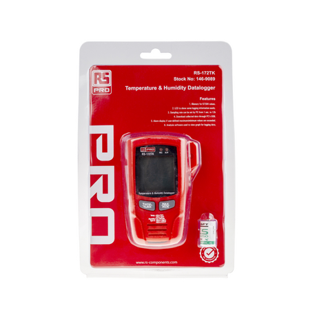 Temperature and humidity data logger RS ​​PRO 1469089