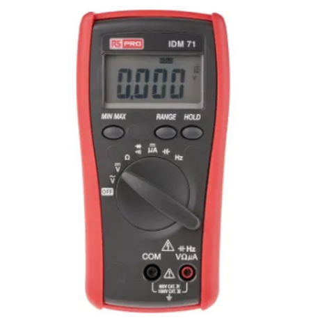 Multimeter 750V, 6mA RS PRO 1233239