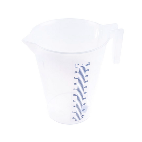 RS PRO 2632586 5 liter graduated jug