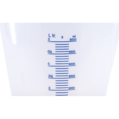 RS PRO 2632586 5 liter graduated jug