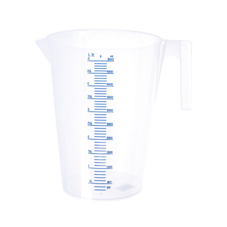 RS PRO 2632586 5 liter graduated jug