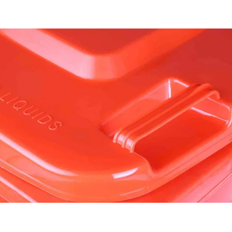 Thùng đựng rác nhựa 240 lít RS PRO 7906876 màu đỏ