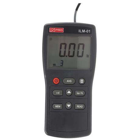 Đồng hồ đo ánh sáng 0.01-50.00lux RS PRO 1232223