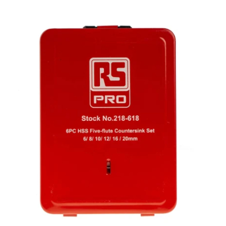 Bộ mũi khoan lỗ RS PRO 218618 (6 chi tiết)
