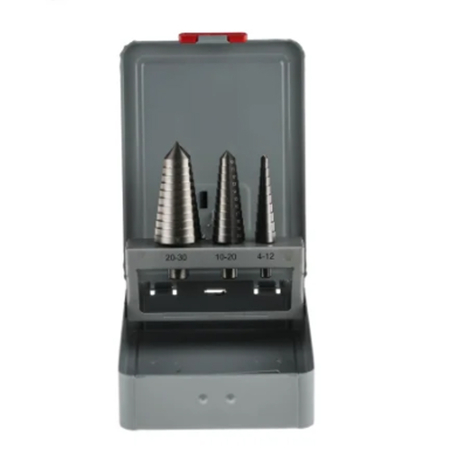 RS PRO 232608 4-30mm Step Drill Bit Set (3 pieces)
