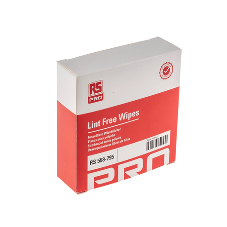 Hộp khăn khô lau đa năng RS PRO 558795 (100 tờ)