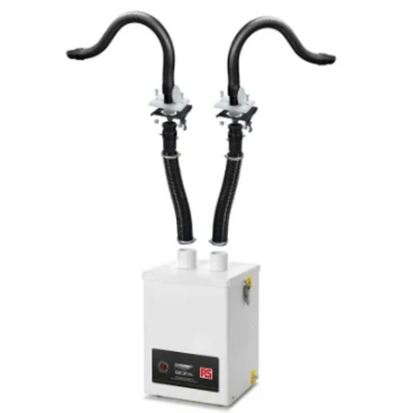 RS PRO V250, 230V ac Solder Fume Extractor, HEPA H13, 135W, Type G - British 3-pin / Type C - EuroPlug (7645720)