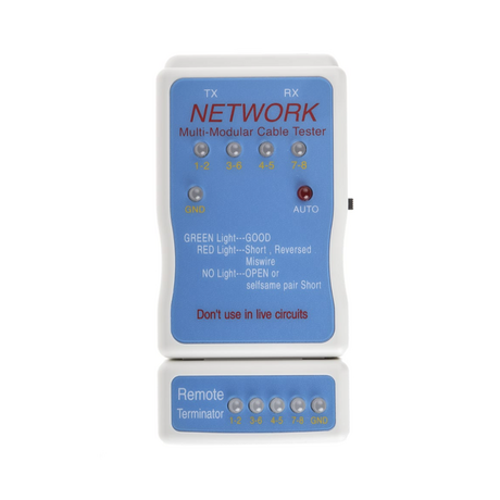Máy test mạng RJ11, RJ45 RS PRO 557414