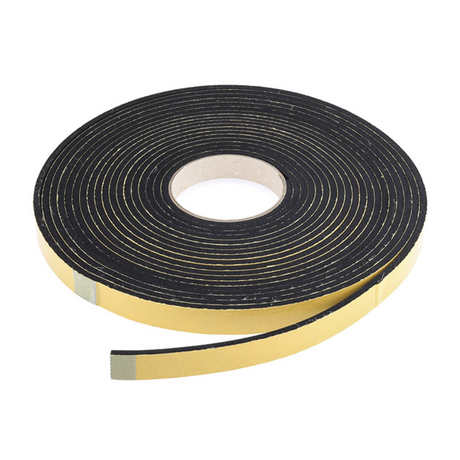 Băng keo xốp 10m, 20x5mm RS PRO 6191786 màu đen