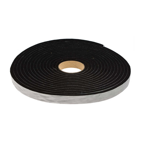 Băng keo xốp 10m, 25x10mm RS PRO 2050906 màu đen