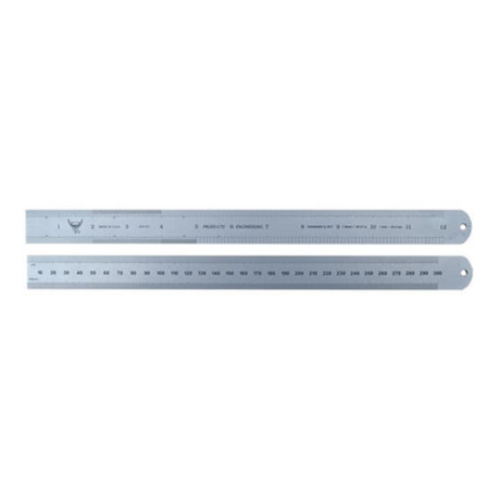300mm steel straight ruler RS ​​PRO 1115876