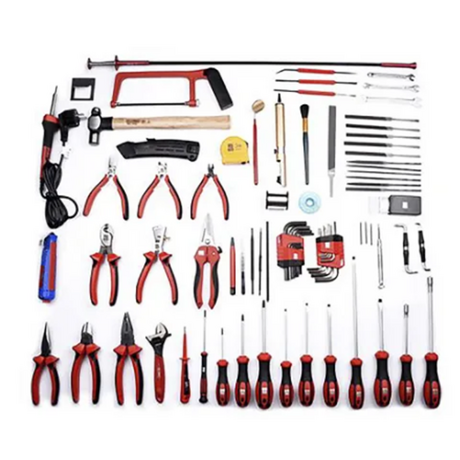 RS PRO 1363410 83-Piece Repair Tool Kit