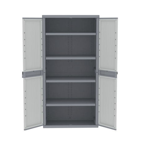 Tủ đựng thiết bị PP 2 cửa RS PRO 8386576 có khóa 180x89.7.53.7cm