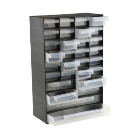 Tủ nhựa 30 ngăn RS PRO 8776803 (420x270x130mm)